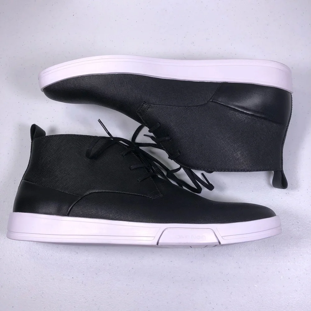 CALVIN Klein Men’s Bain Saffiano Sneaker Shoes